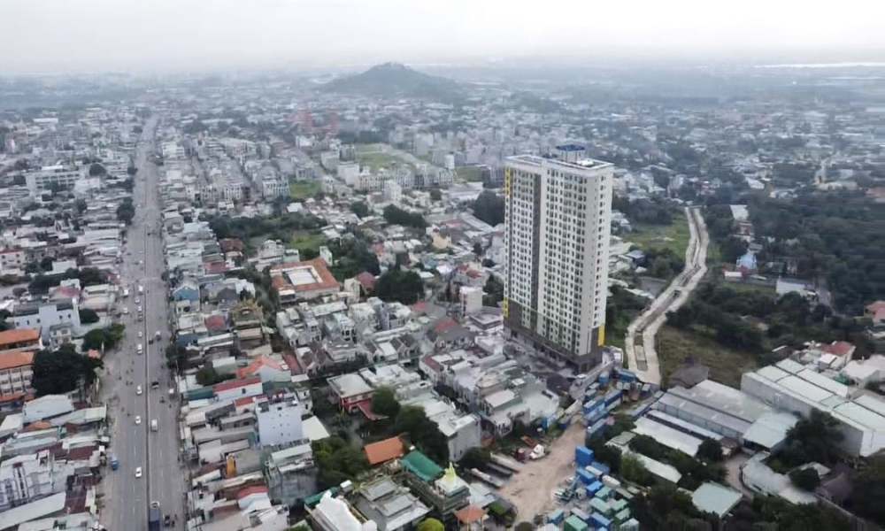 Hướng view từ QL1K nhìn về TP Biên Hòa và khu dân cư Nội Hóa 1