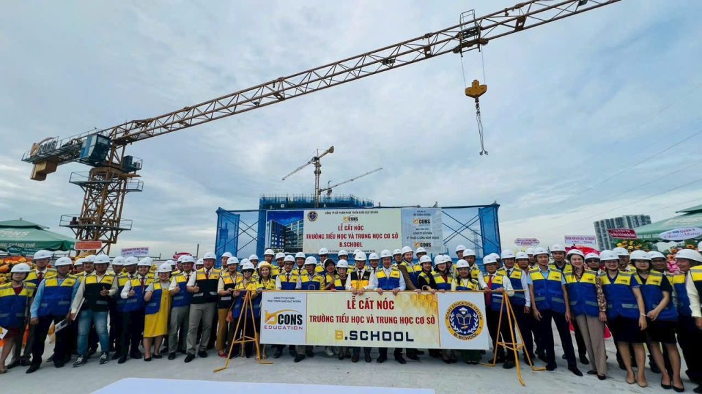 Lễ cất nóc trường học Bschool Thành phố Dĩ An