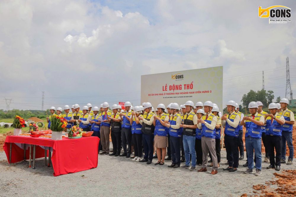 Lễ khởi công dự án nhà ở Hoàng Nam Uyên Hưng 2 ngày 16/08/2025